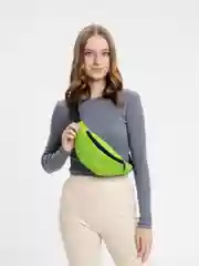 Лайм сумка на пояс в форме трапеции унисекс