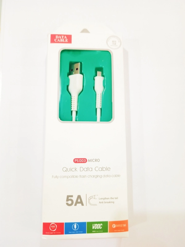 Кабель быстрой зарядки 5А USB, Micro, Type-C, Lightning