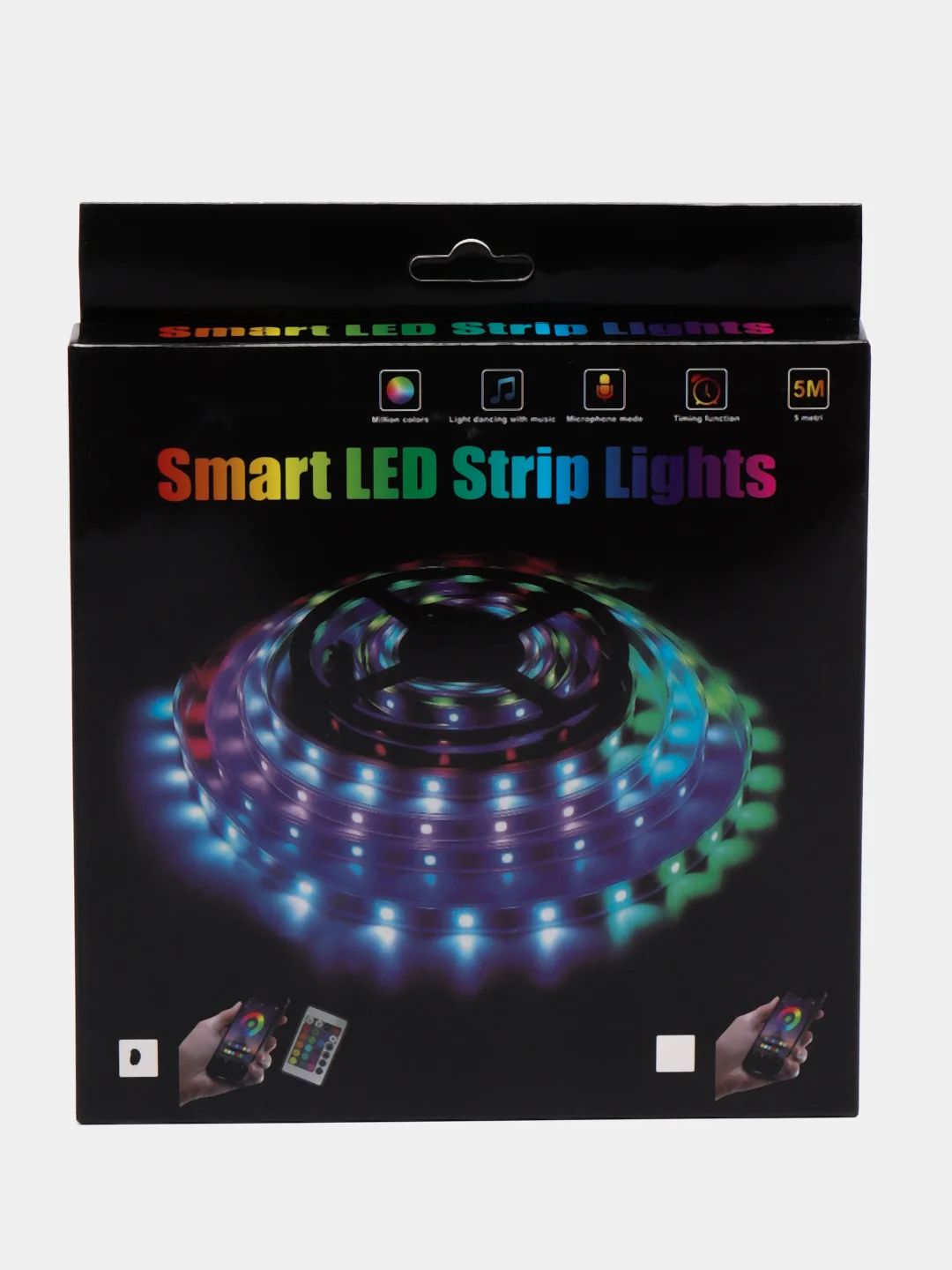 Светодиодная лента RGB 5м, управление со смартфона