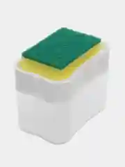 Белый дозатор кухонный для жидкого мыла