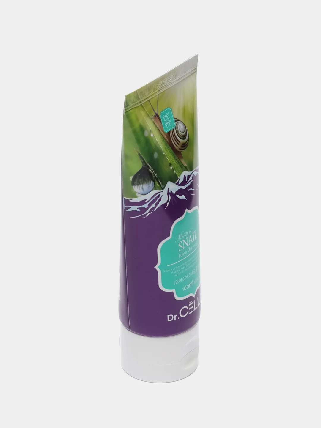 Пенка для лица с муцином улитки Dr.CELLIO G70 MOISTURE SNAIL FOAM CLEANSING, 100 мл