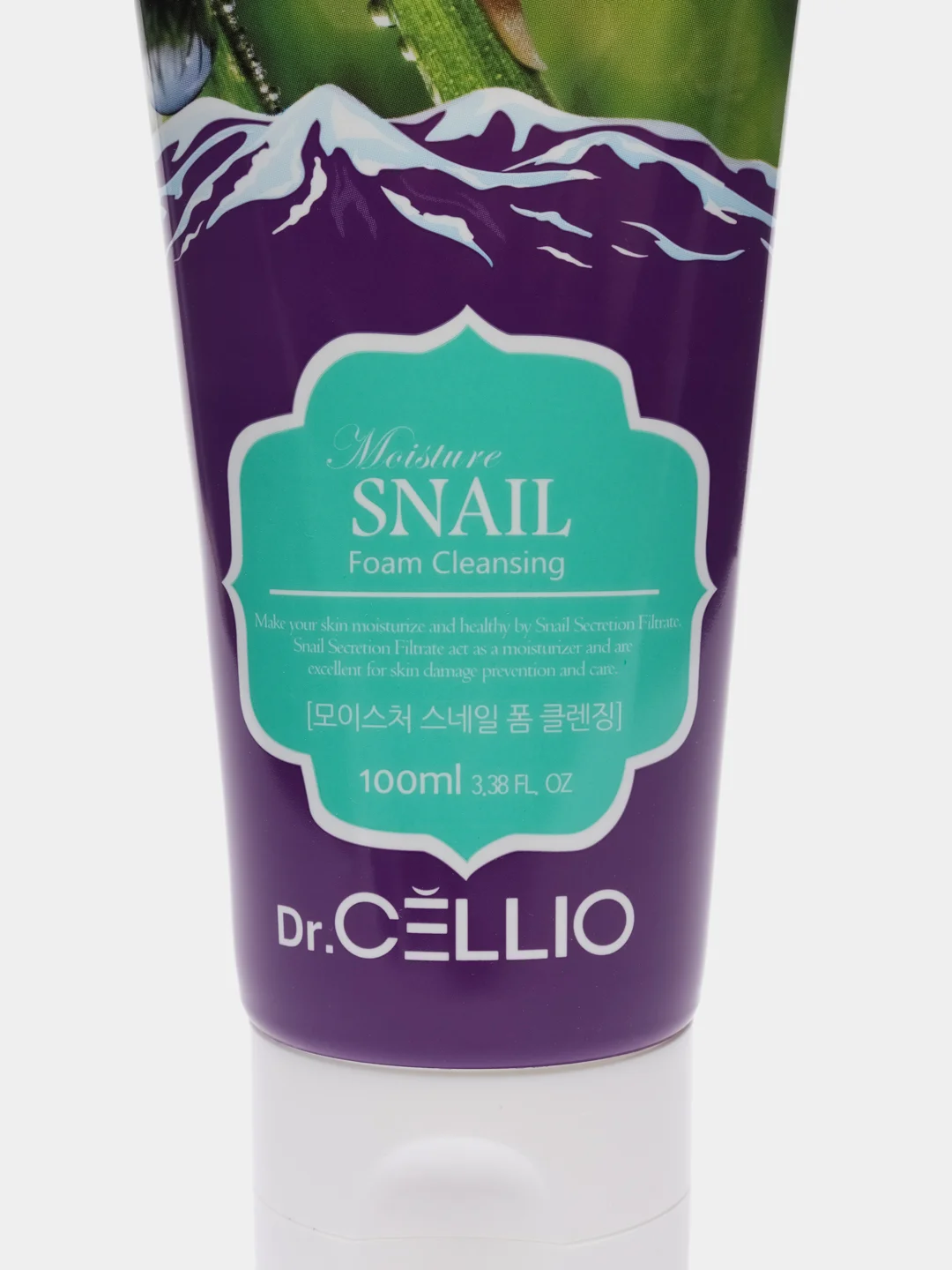 Пенка для лица с муцином улитки Dr.CELLIO G70 MOISTURE SNAIL FOAM CLEANSING, 100 мл