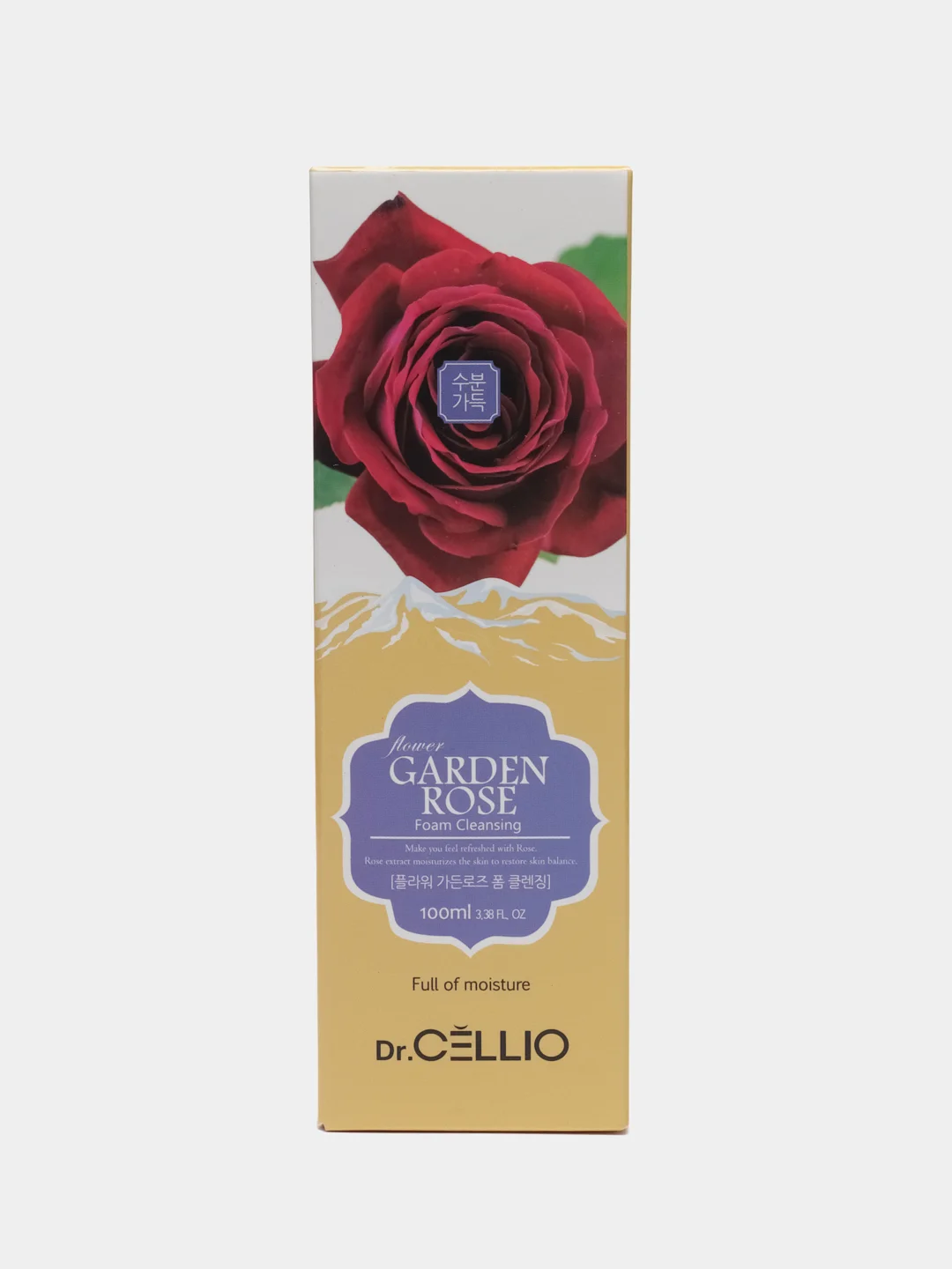 Пенка для умывания с экстрактом розы Dr.CELLIO, FLOWER GARDEN ROSE, 100 мл