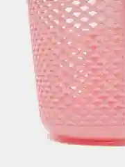 Розовый держатель двойной для мыла/губки/мочалки