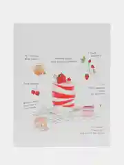 Кораллово-розовый зеркало-трансформер настольное