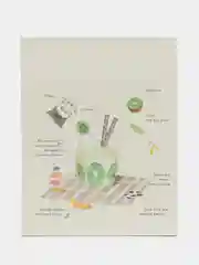Золотой зеркало-трансформер настольное