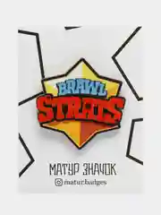 Значок на одежду "Brawl Stars", пин на булавке Бравл Старс, брошь на рюкзак