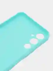 Бирюзовый чехол для Tecno POVA 4 (Техно Пова 4), силиконовый прозрачный