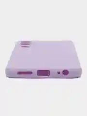 Сиреневый чехол для Tecno POVA 4 (Техно Пова 4), силиконовый прозрачный