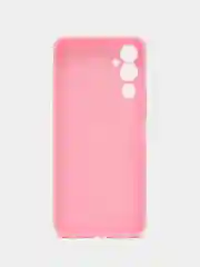 Розовый чехол для Tecno POVA 4 (Техно Пова 4), силиконовый прозрачный