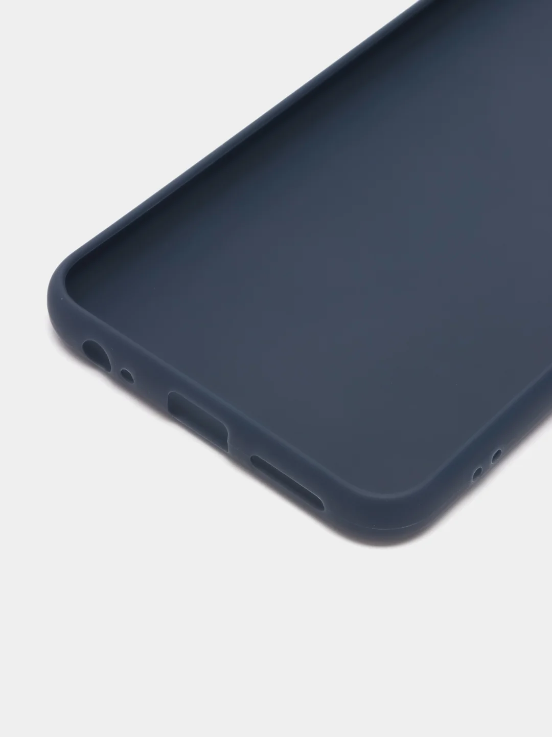 Синий чехол для Tecno POVA 4 (Техно Пова 4), силиконовый прозрачный