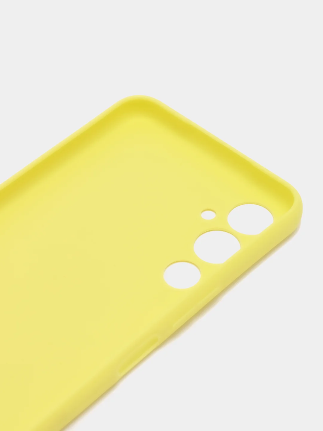 Желтый чехол для Tecno POVA 4 (Техно Пова 4), силиконовый прозрачный