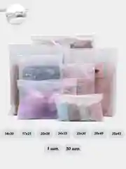 Zip-Lock пакеты упаковочные матовые 50 шт, зип-лок с замком собачкой зип лок для хранения