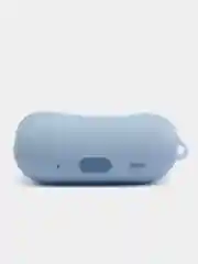 Небесно-голубой чехол для наушников AirPods Pro 2, силиконовый, с карабином