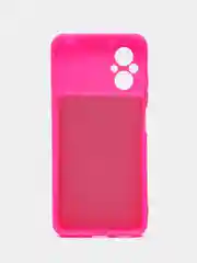 Тёмно-розовый чехол Silicone Cover для Xiaomi Poco M5, для Сяоми Поко М5 силиконовый