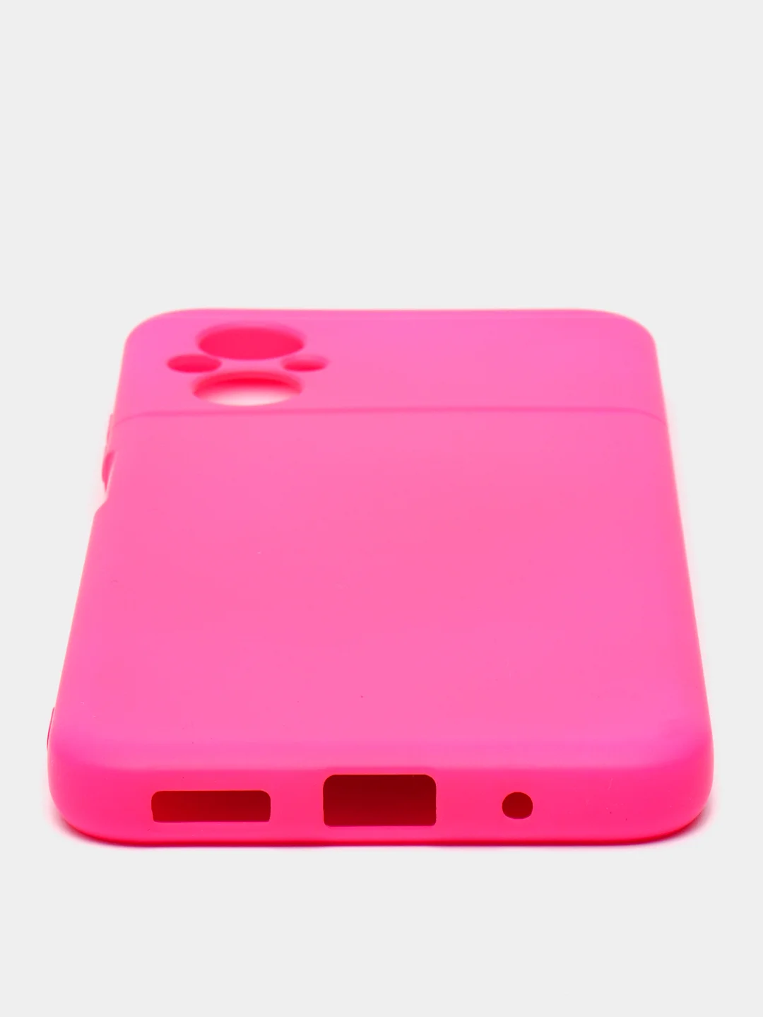Тёмно-розовый чехол Silicone Cover для Xiaomi Poco M5, для Сяоми Поко М5 силиконовый