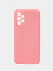Кораллово-розовый чехол Silicone Cover для Samsung Galaxy A13, Самсунг Галакси А13 4G, силиконовый