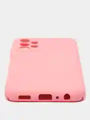 Кораллово-розовый чехол Silicone Cover для Samsung Galaxy A13, Самсунг Галакси А13 4G, силиконовый