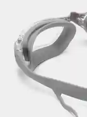 Серебряный очки для плавания с берушами в футляре, регулируемая длина, 5 цветов