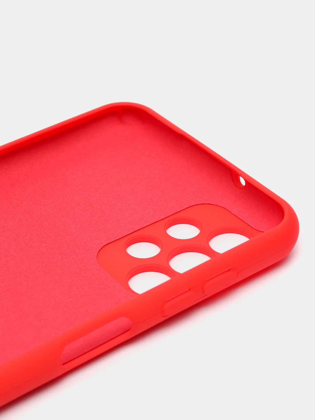 Алый чехол Silicone Cover для Samsung Galaxy A13, Самсунг Галакси А13 4G, силиконовый