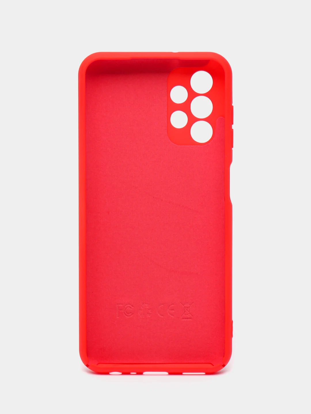 Алый чехол Silicone Cover для Samsung Galaxy A13, Самсунг Галакси А13 4G, силиконовый