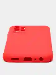 Алый чехол Silicone Cover для Samsung Galaxy A13, Самсунг Галакси А13 4G, силиконовый
