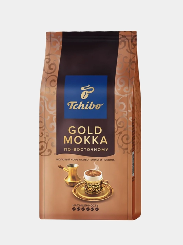Кофе Tchibo Gold Mokka по-восточному, молотый, 200г