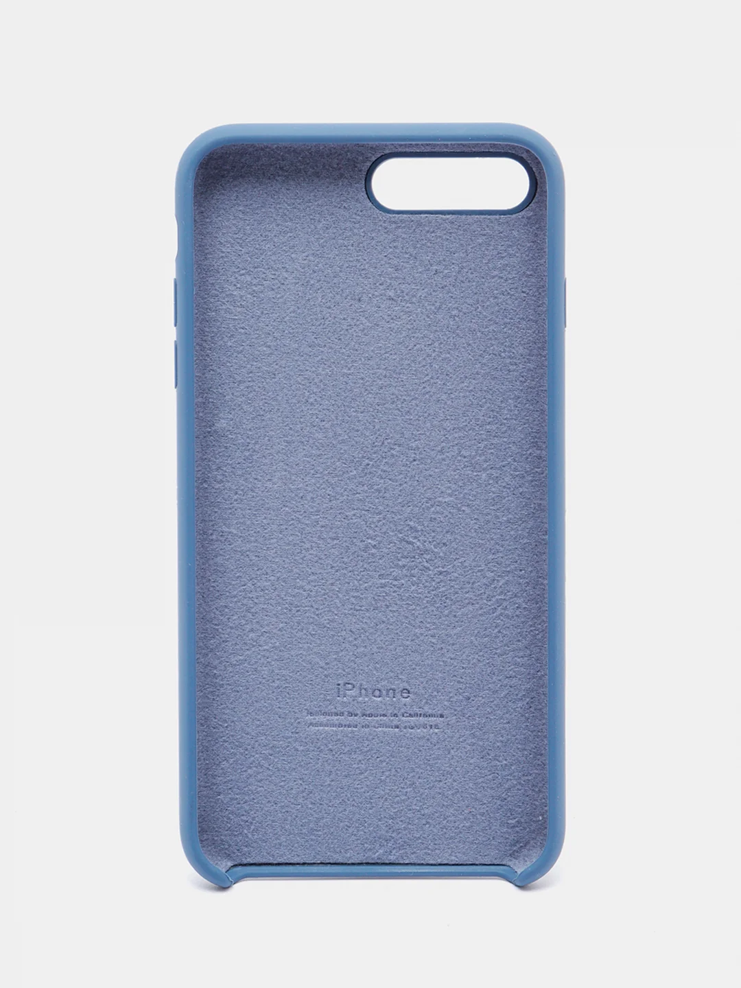 Синий меланж чехол Silicone Case для iPhone 7 Plus / iPhone 8 Plus