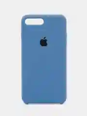 Синий меланж чехол Silicone Case для iPhone 7 Plus / iPhone 8 Plus