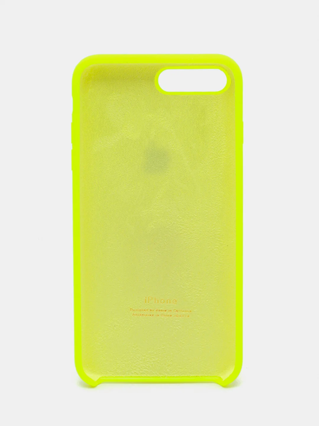 Лимонный чехол Silicone Case для iPhone 7 Plus / iPhone 8 Plus