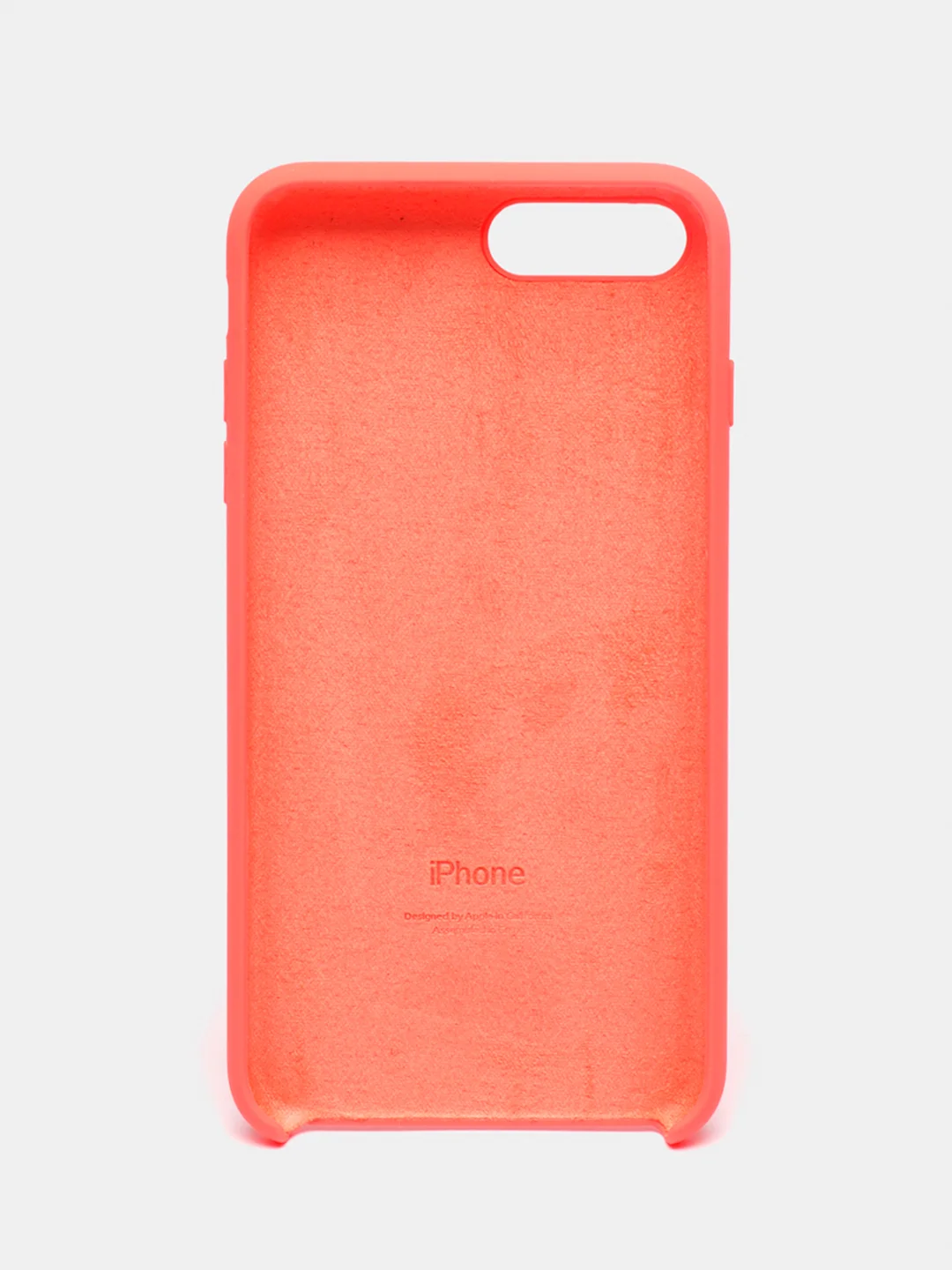 Коралловый чехол Silicone Case для iPhone 7 Plus / iPhone 8 Plus