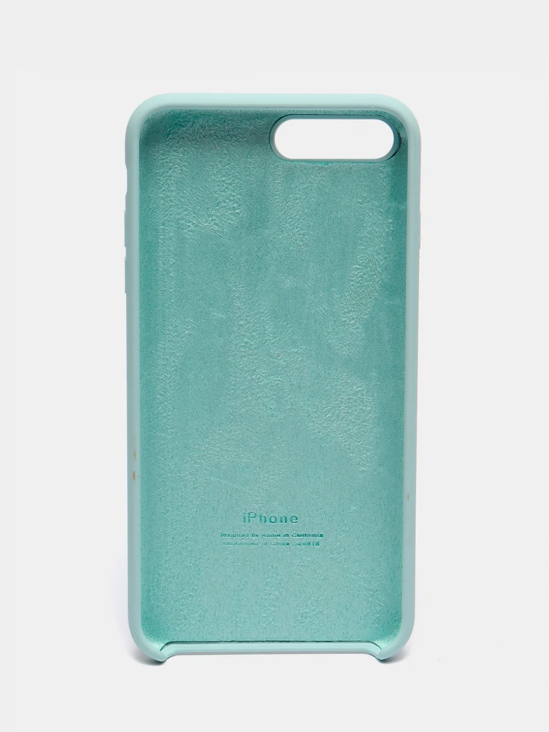Бирюзовый чехол Silicone Case для iPhone 7 Plus / iPhone 8 Plus