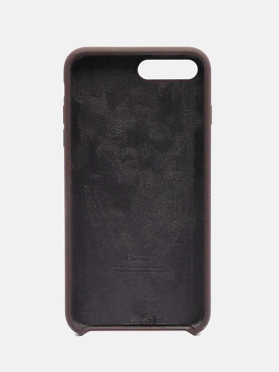 Угольный чехол Silicone Case для iPhone 7 Plus / iPhone 8 Plus
