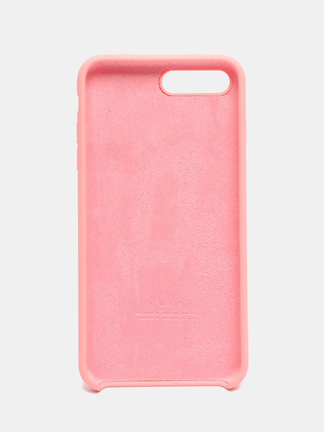 Кораллово-розовый чехол Silicone Case для iPhone 7 Plus / iPhone 8 Plus