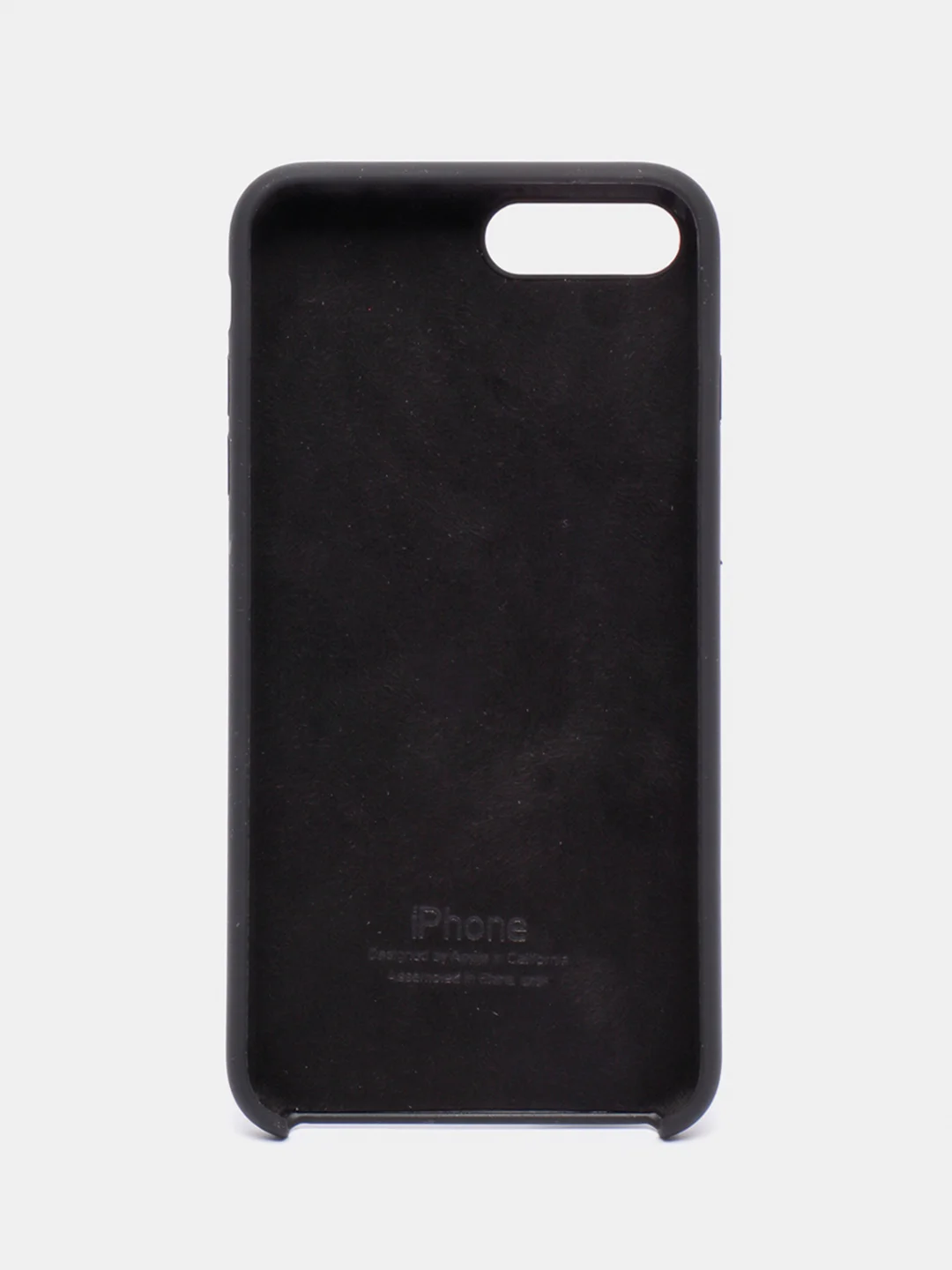 Черный чехол Silicone Case для iPhone 7 Plus / iPhone 8 Plus