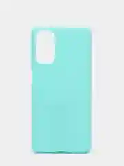 Бирюзовый чехол Samsung Galaxy M52 силиконовый, матовый