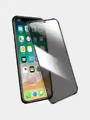 Черный защитное стекло антишпион для iPhone 11, XR, 12, 13, 14