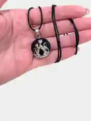 Подвеска с Агатом "Кошки"