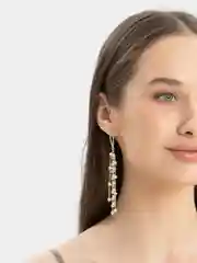 Хаки серьги длинные висячие, вечерние, 20 видов