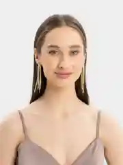 Аметистовый серьги длинные висячие, вечерние, 20 видов