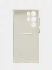 Белый чехол для Samsung Galaxy S22 / S22 Plus / S22 Ultra, с карманом для карт прозрачный