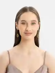 Cерьги висячие с кольцами
