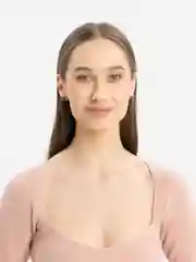 Аметистовый сережки гвоздики