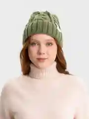 Зелёный хаки шапка женская демисезонная, шапка женская осенняя, шапка вязаная женская