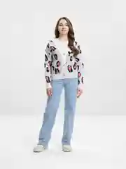 Розовый кардиган женский