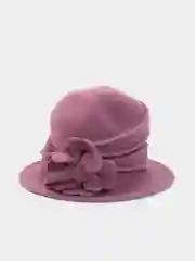 Коралловый меланж шляпа женская измягкого фетра