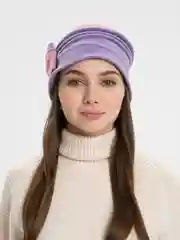 Коралловый шляпа женская из мягкого фетра
