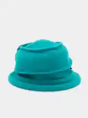Лазурный шляпа женская измягкого фетра