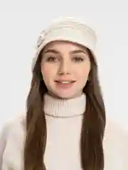 Молочный шляпа женская из мягкого фетра