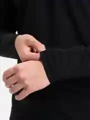 Черный лонгслив мужской, футболка с длинным рукавом